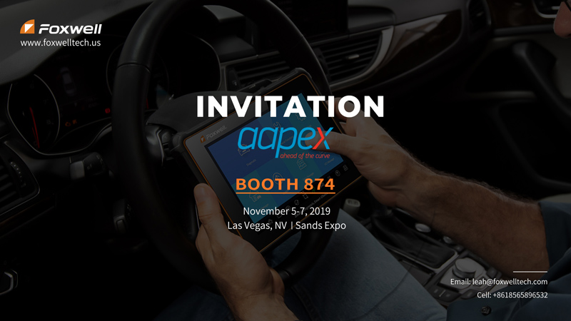 FOXWELL in AAPEX Automotive Aftermarket Products Expo 2019