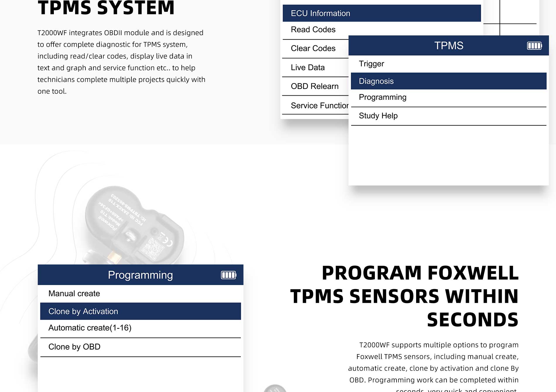 T2000WF TPM Service Tool